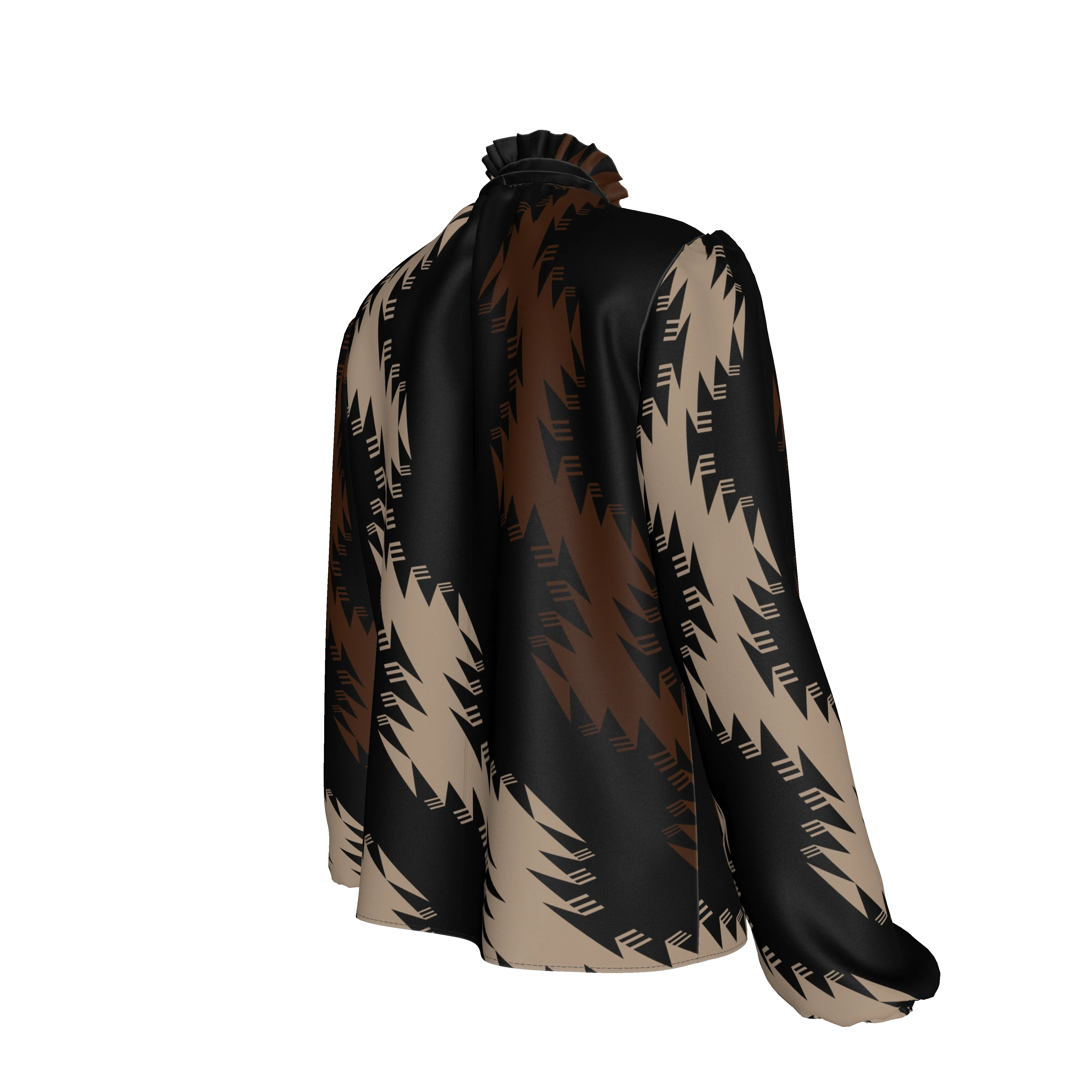 Muddy water Silk Charmeuse Blouse