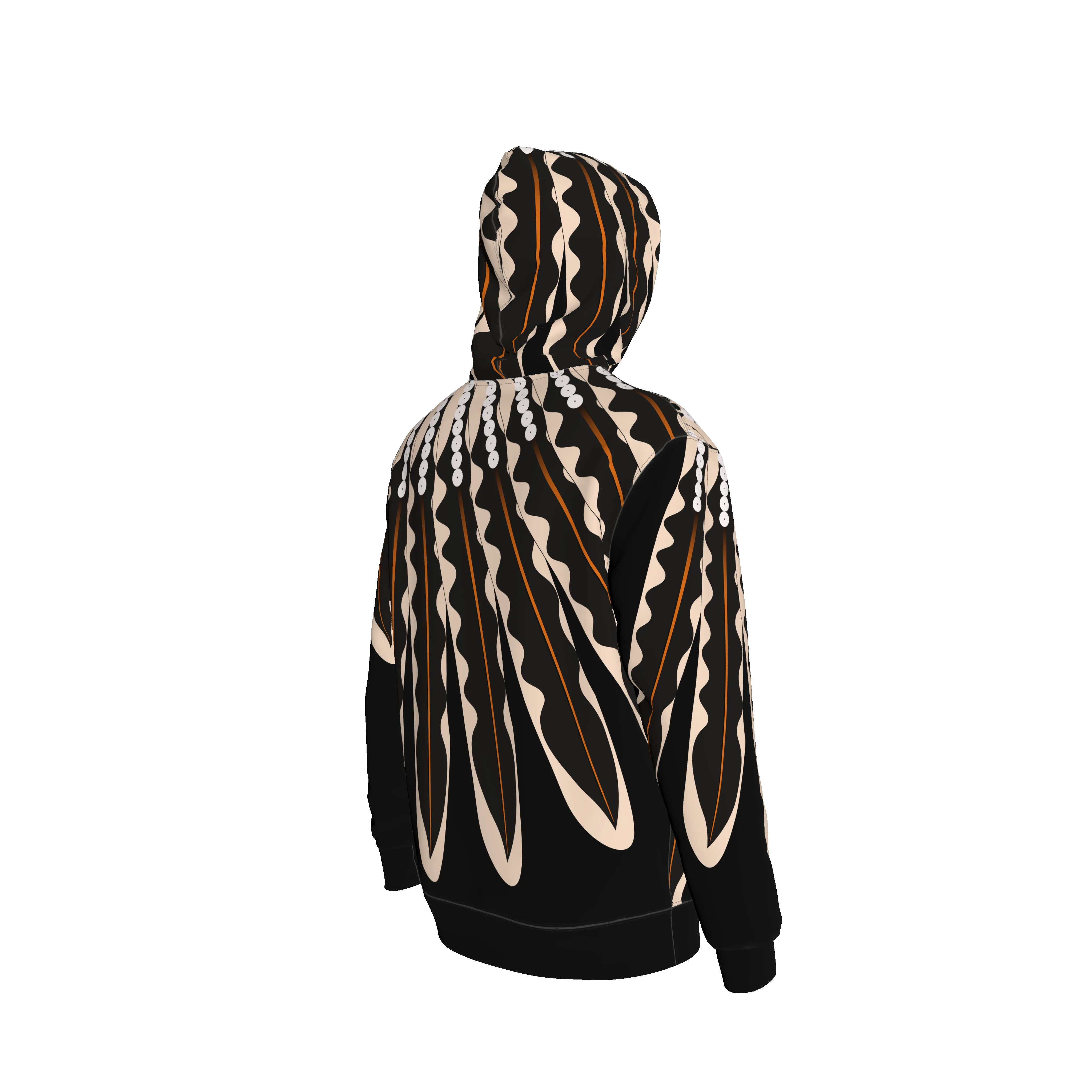 Flicker Feather Hoodie in Organic Terry