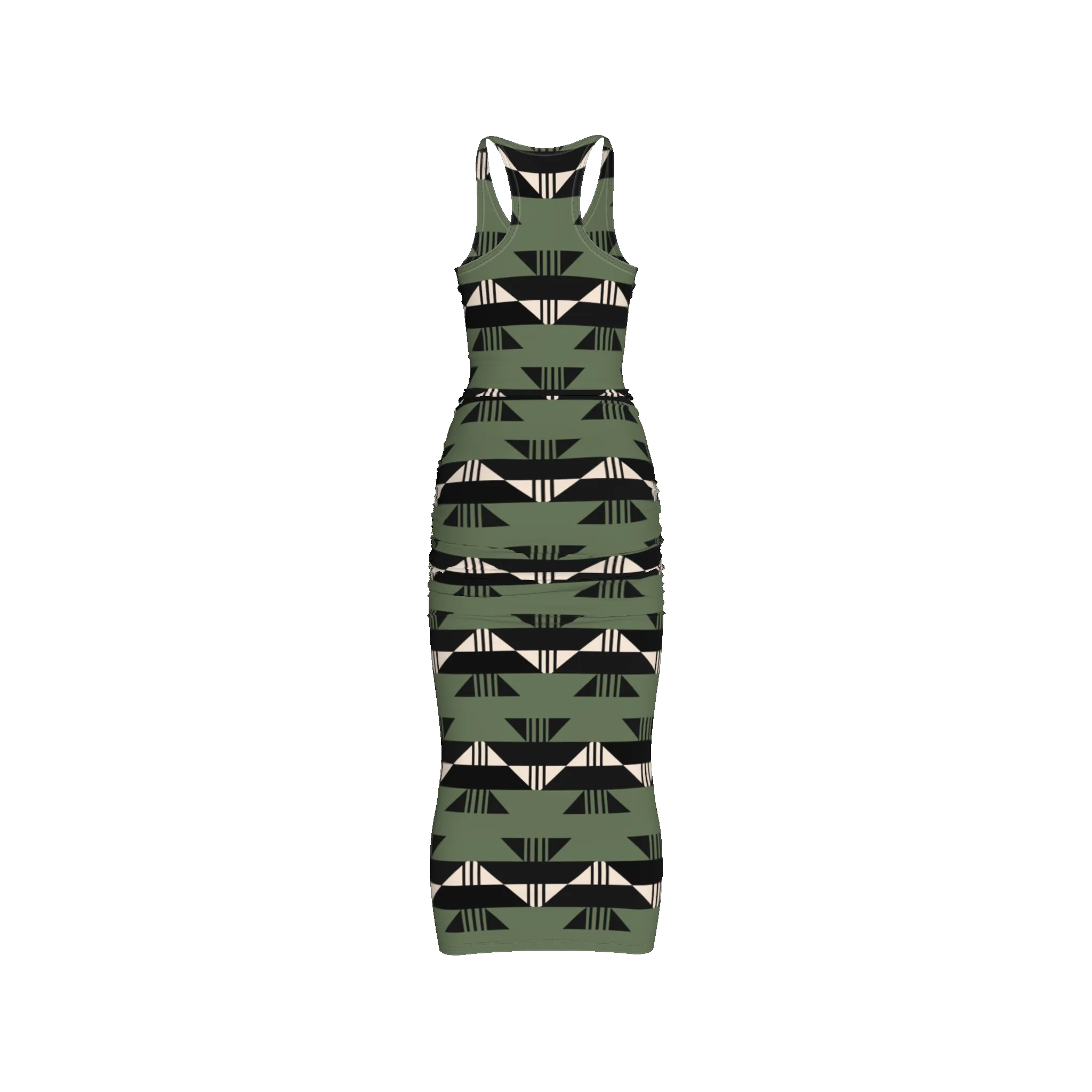 Jade Shirred Tank Dress