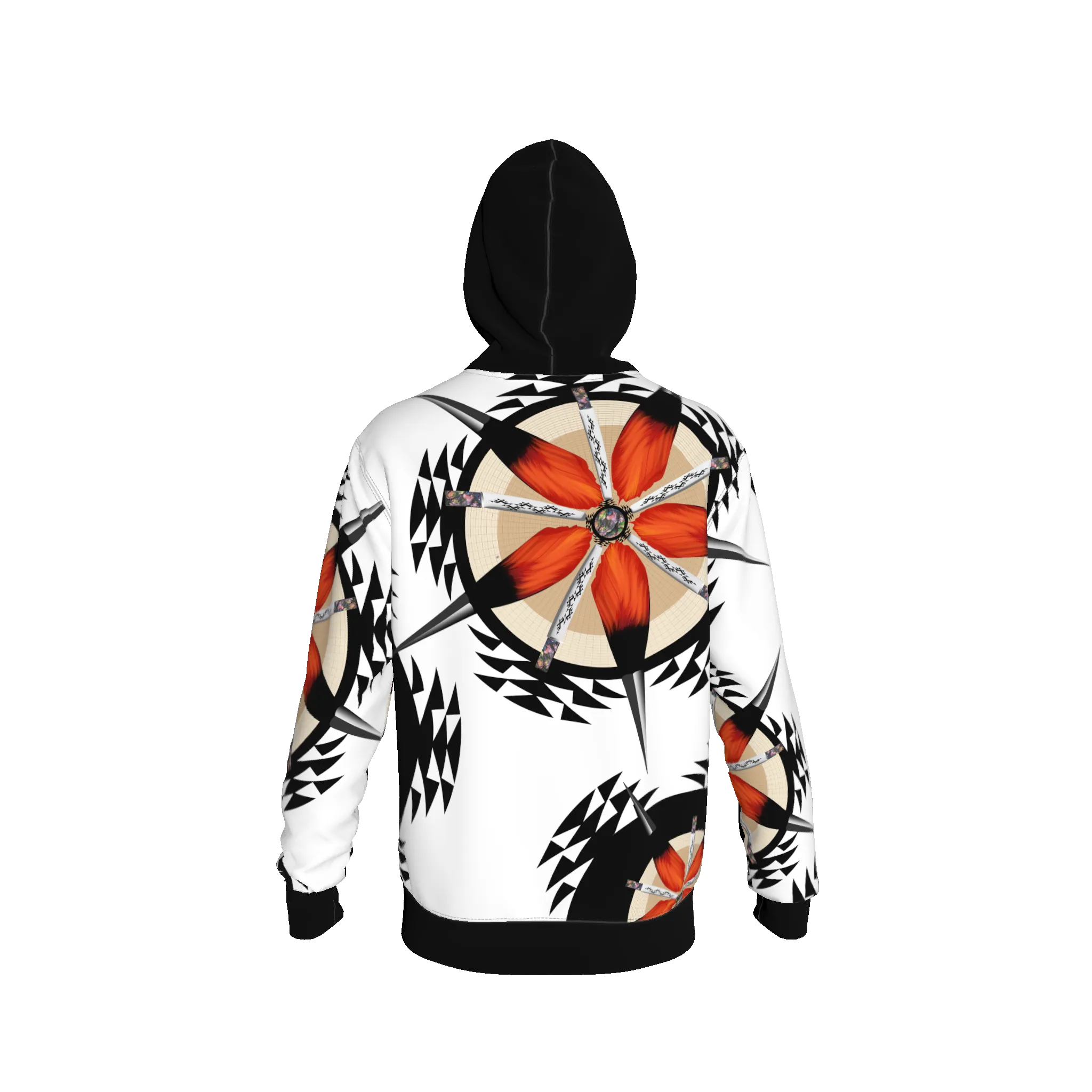 Wood Pecker Cap Hoodie in Organic Terry Cotton