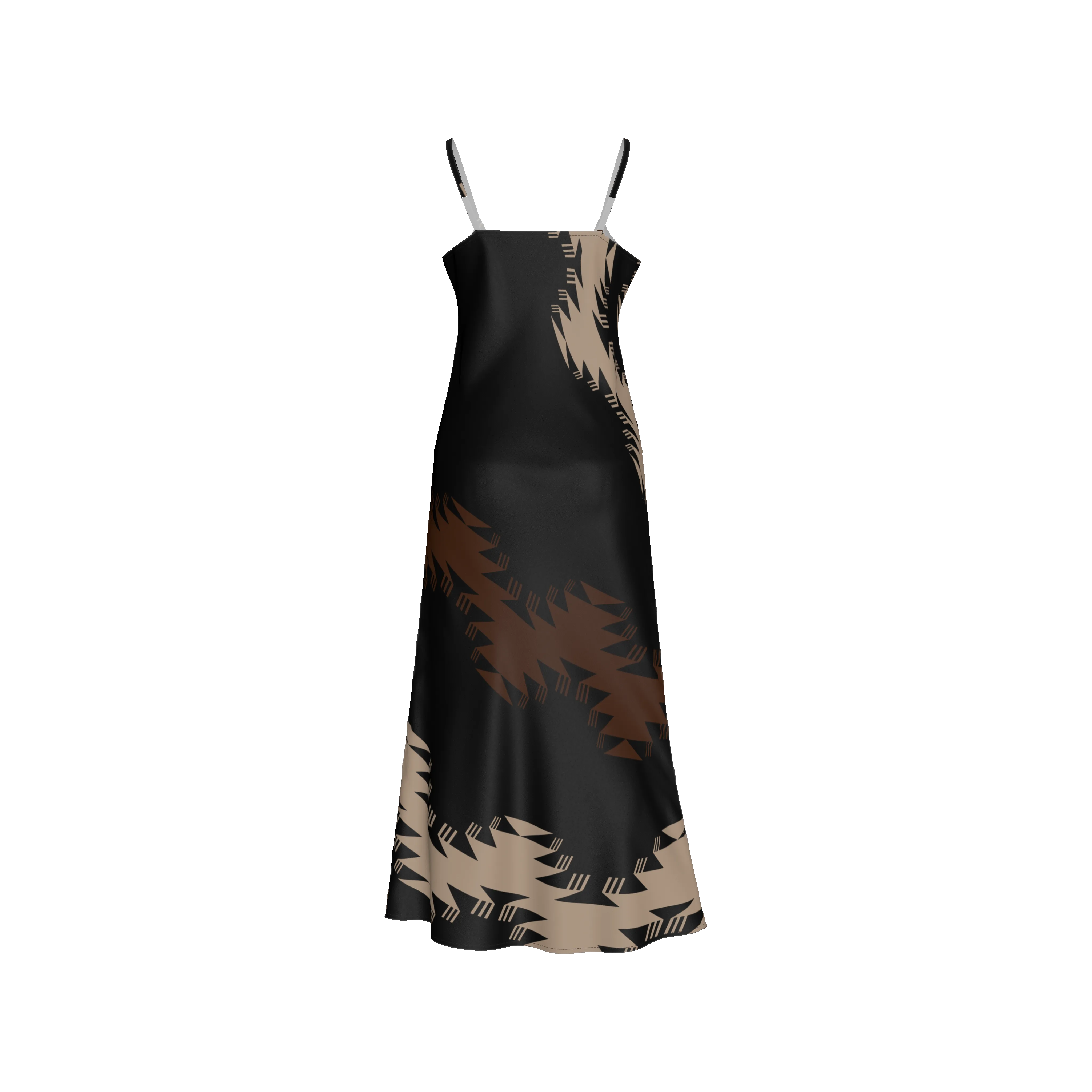 Bias Slip Dress Stretch Silk Satin