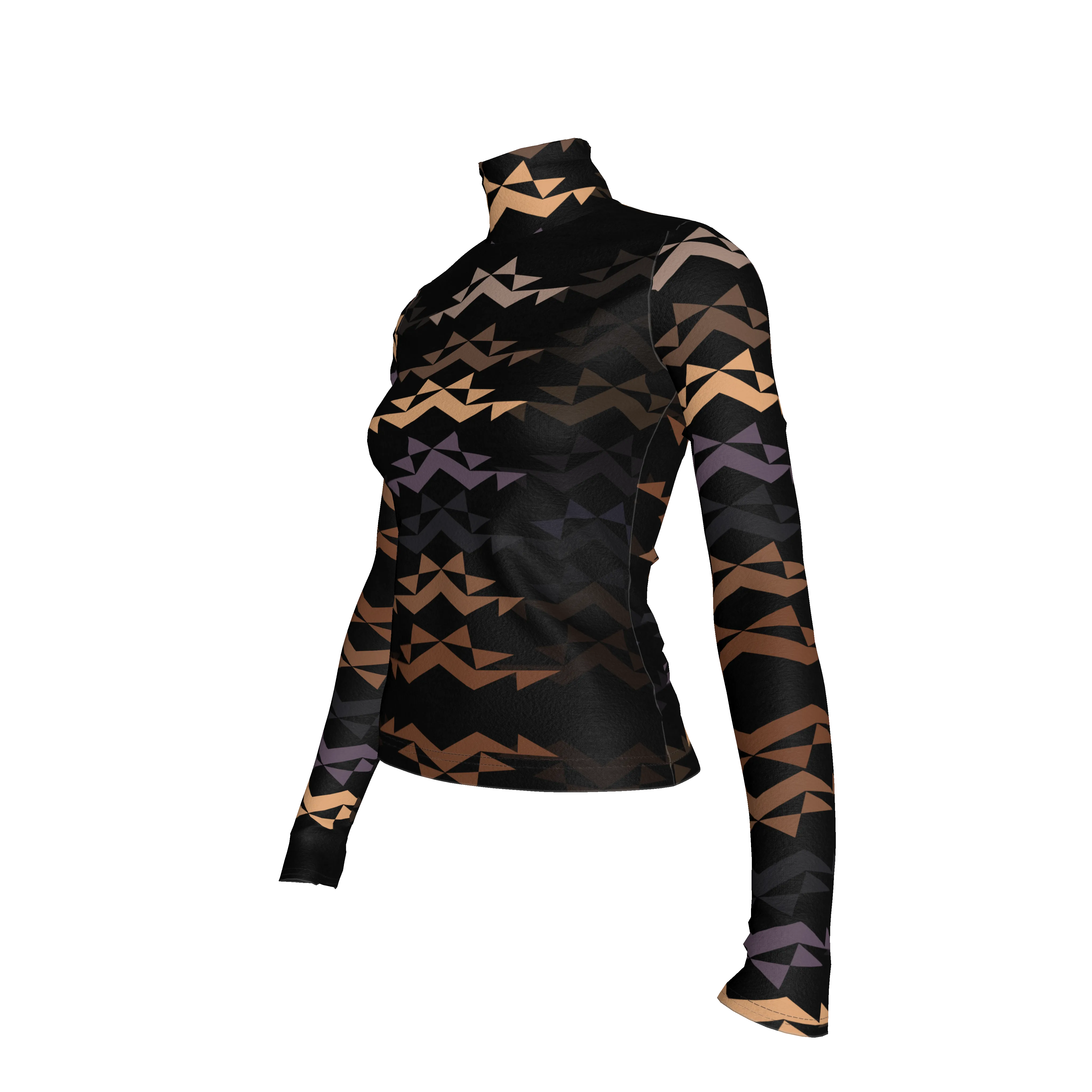 Butterfly Cotton-Spandex Jersey