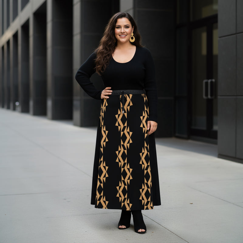 Butterfly Maxi Skirt