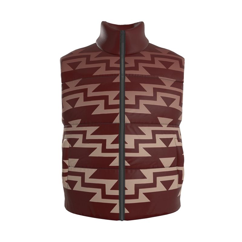 Red Rising Puffer Vest – Mermery