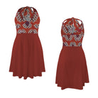 Red Rock Halter Neck Dress