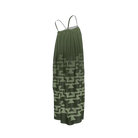 Jade Stretch Silk Satin Dress