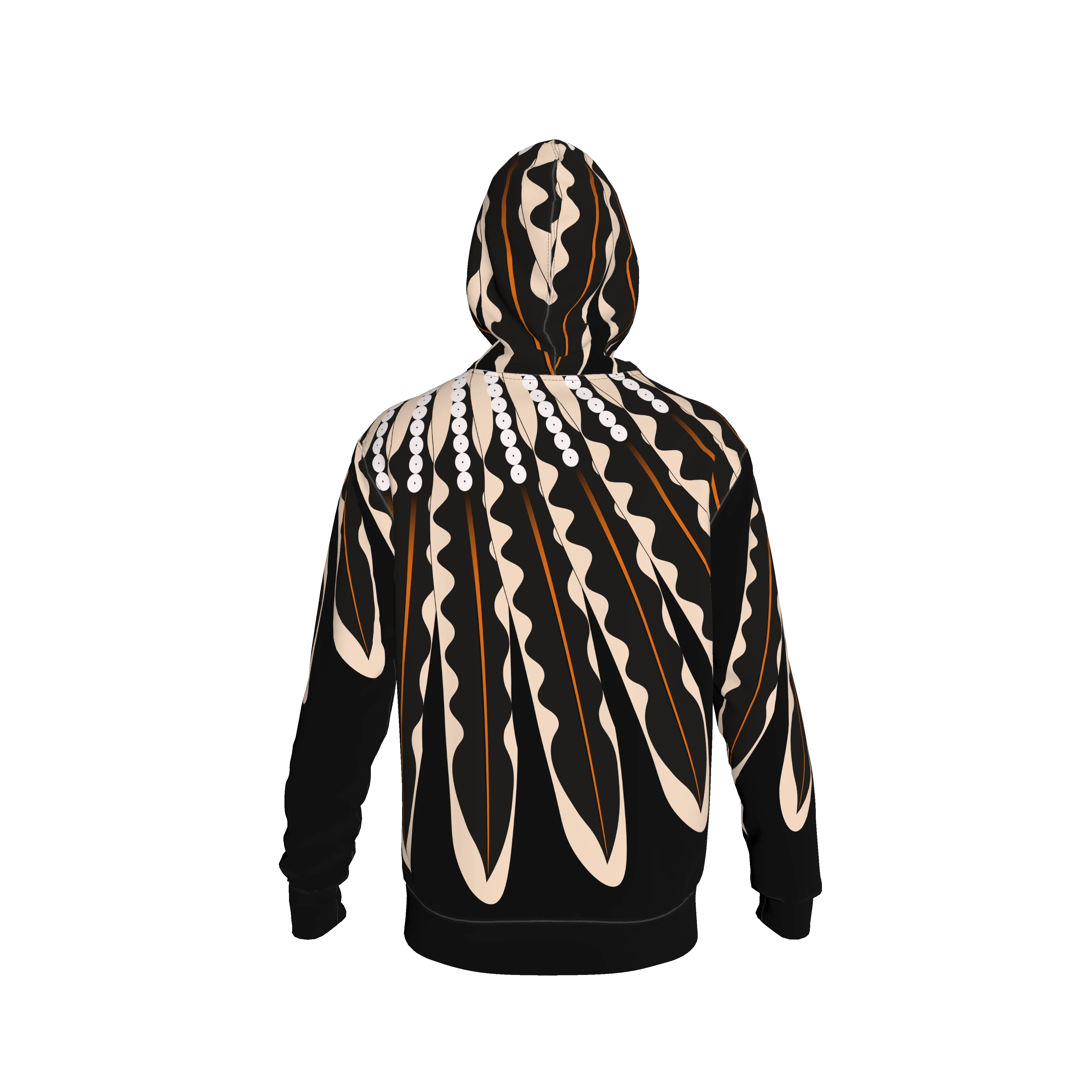 Flicker Feather Hoodie in Organic Terry 