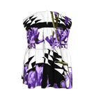 Sleeveless Ruffle Top in Lightweight Cotton Poplin