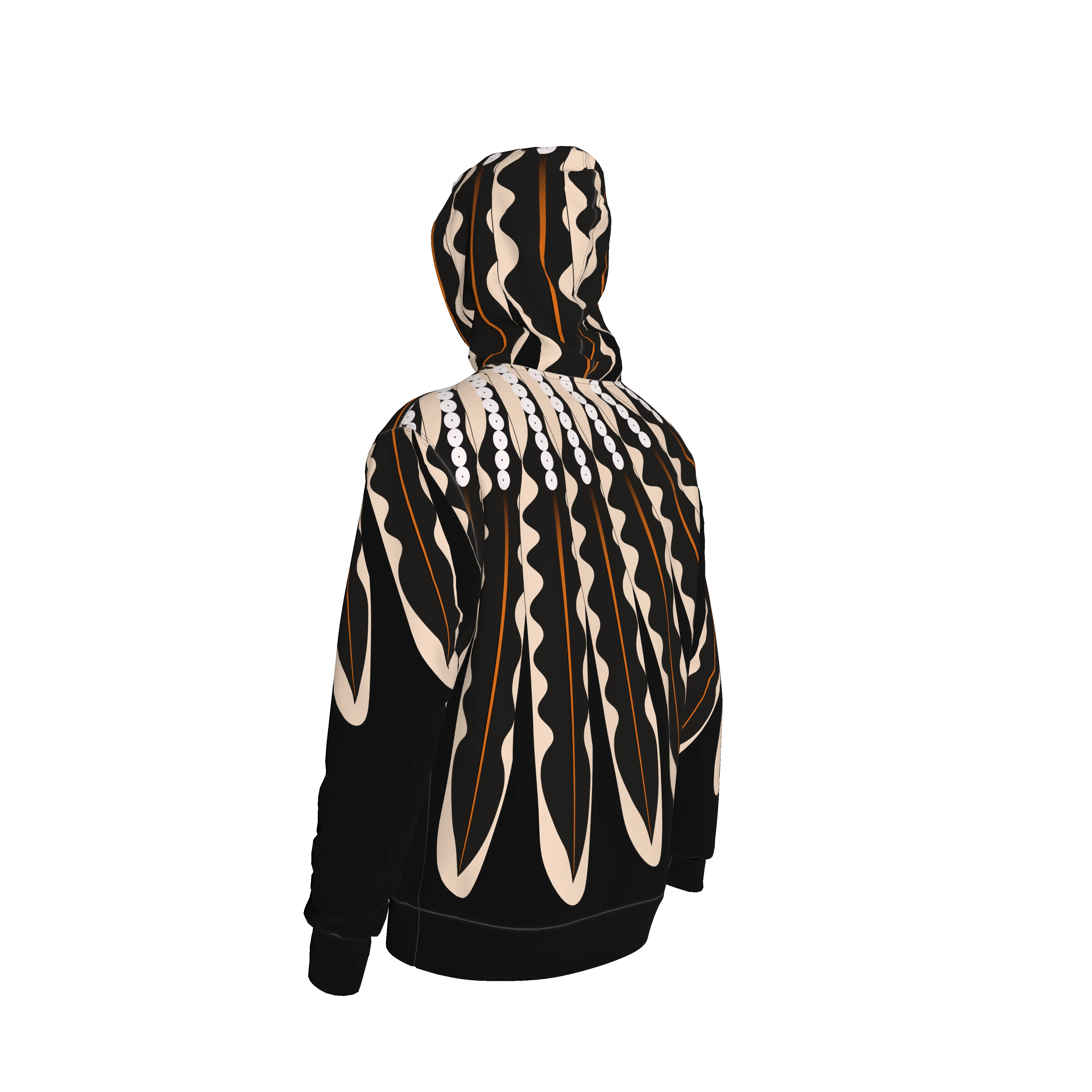 Flicker Feather Hoodie in Organic Terry 