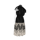 Elk Horn Ruffle Dress