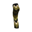 Hazel Green Swallows Tail Midi Skirt