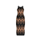 Swallows Tail Shirred Tank Dress in Organic Cotton