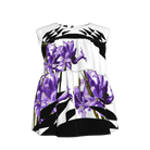 Sleeveless Ruffle Top in Lightweight Cotton Poplin