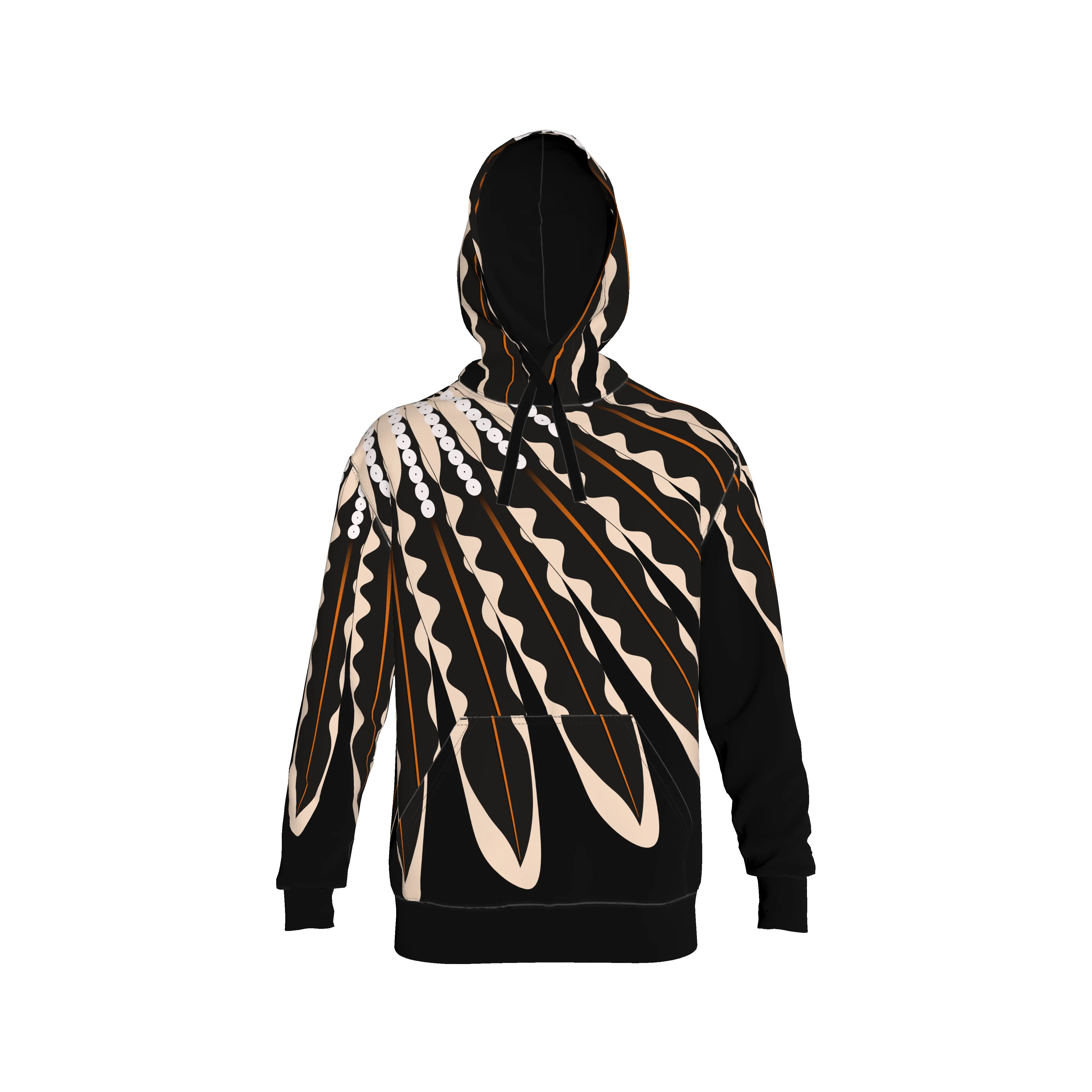 Flicker Feather Hoodie in Organic Terry 