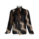 Muddy water Silk Charmeuse Blouse