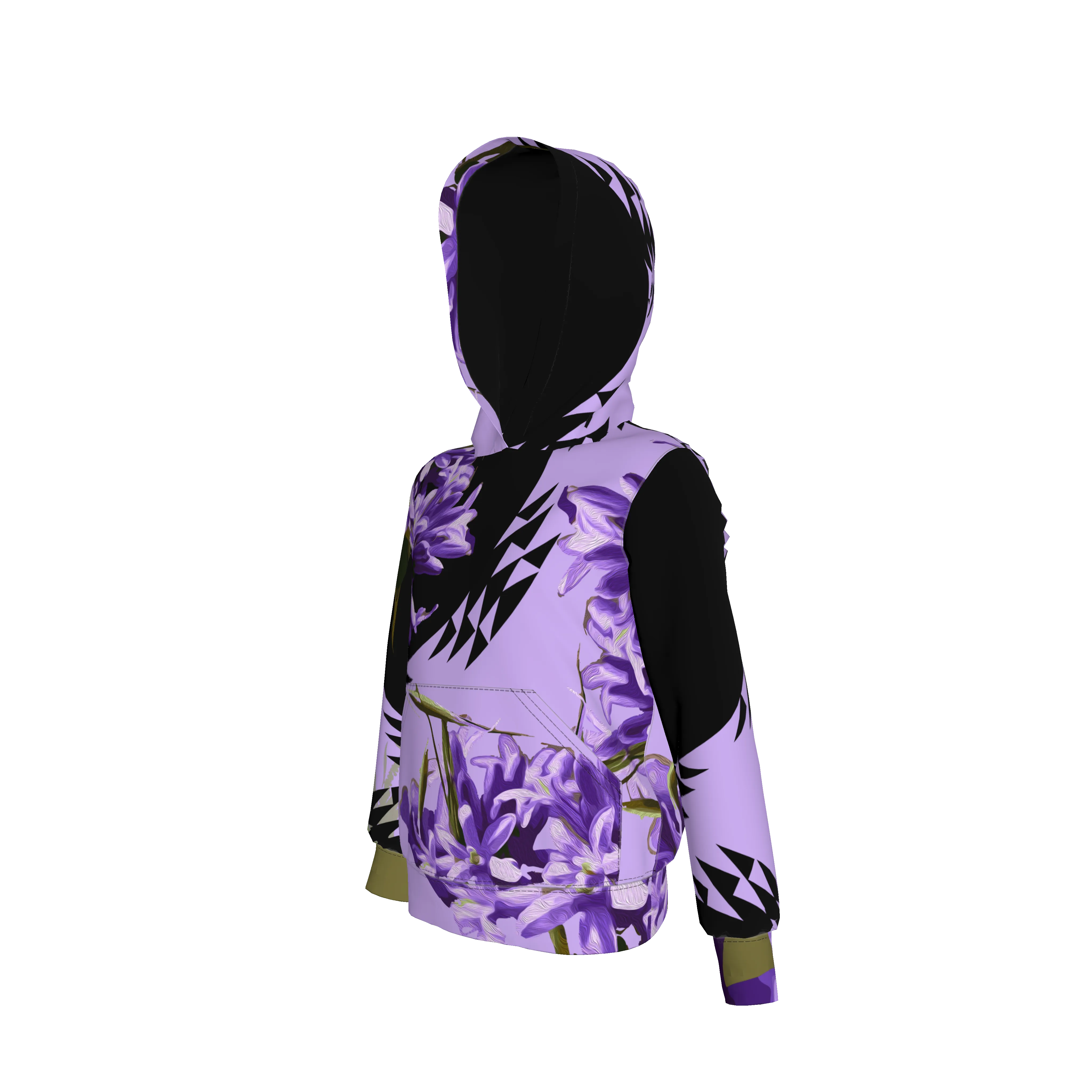 Pullover Hoodie in Midweight Stretch Cotton 