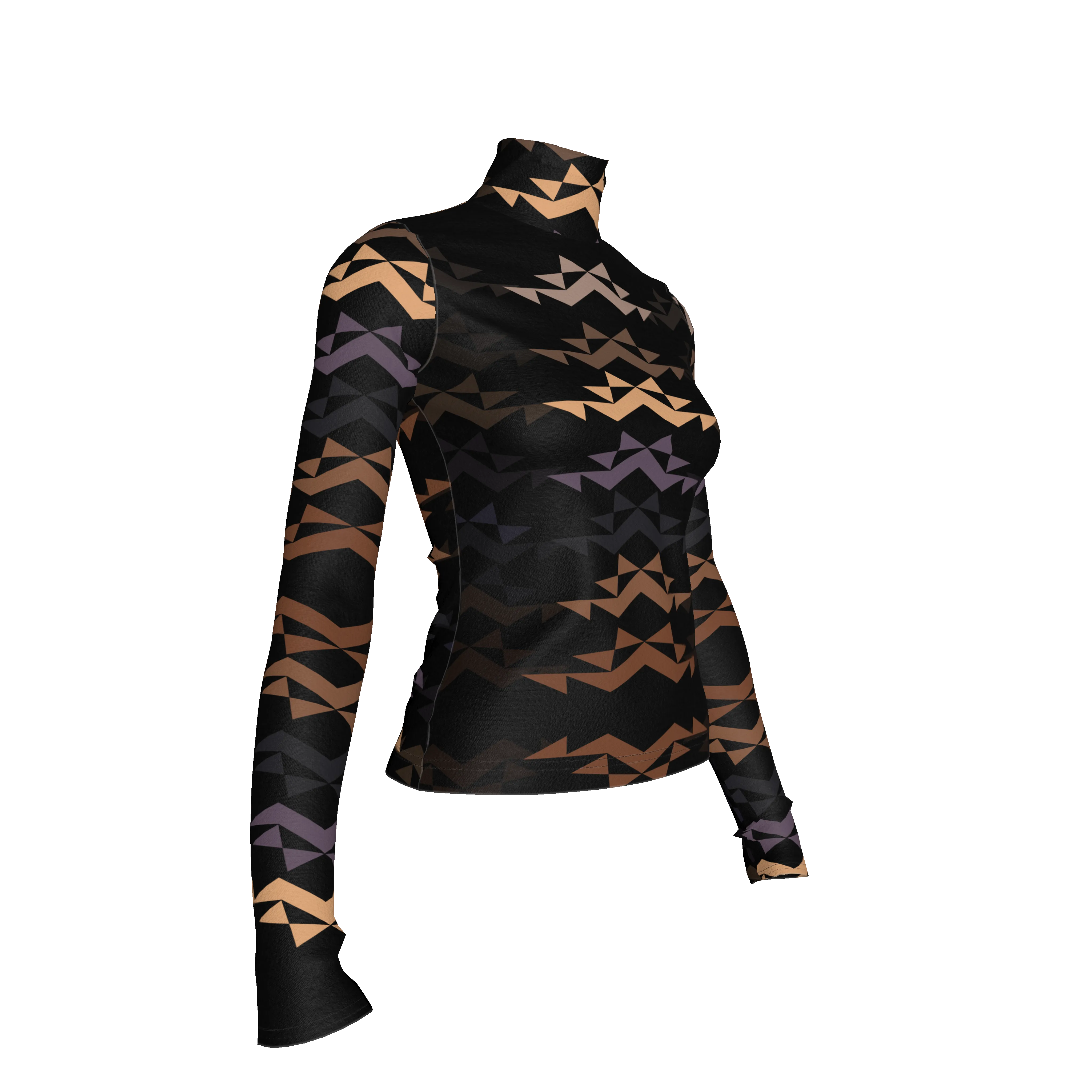 Butterfly Cotton-Spandex Jersey